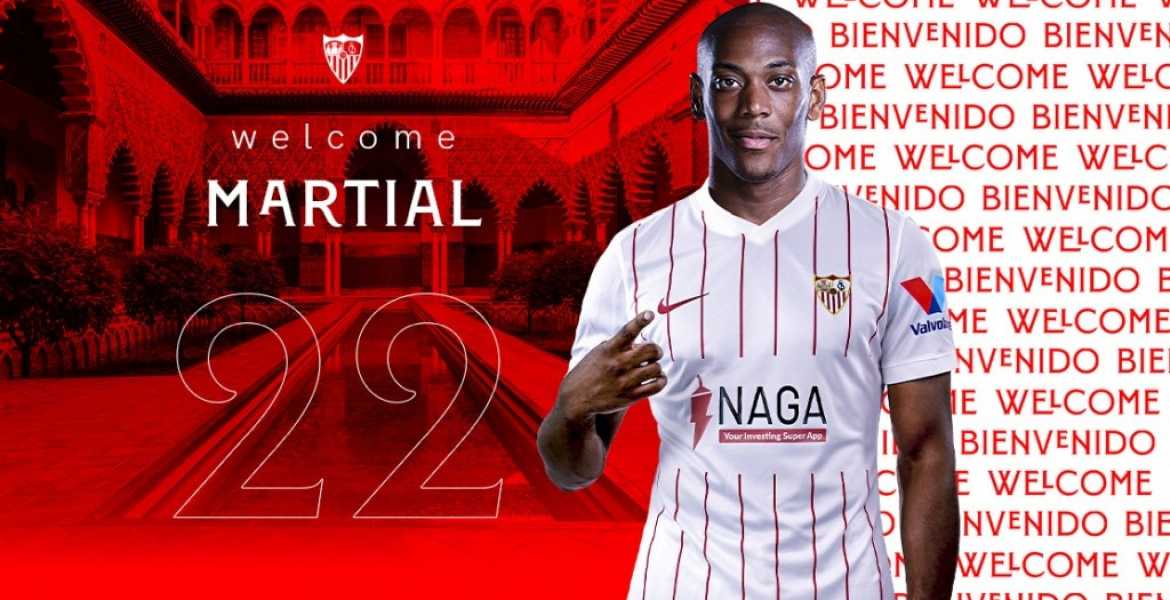 Hivatalos: Martial kölcsönben Sevillaba igazolt