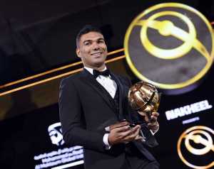 Casemiro elismerésben részesült