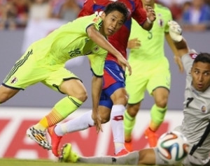 Kagawa gólt lõtt Costa Ricának