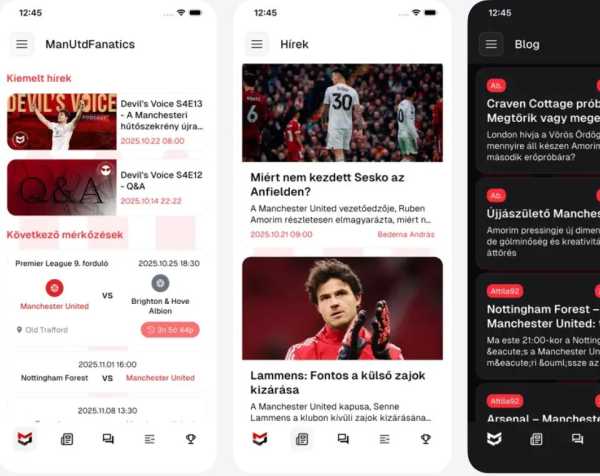 ManUtdFanatics.hu már mobil appon is!