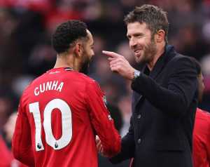 Carrick elégedett Cunha rakciójával