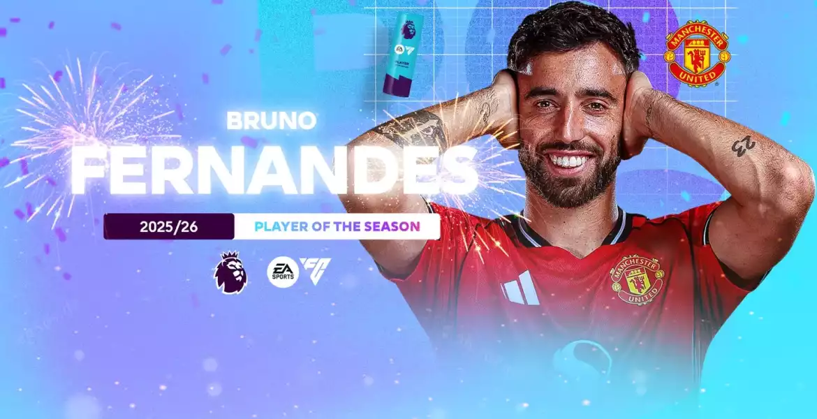 Fernandes a Szezon Játékosa a Premier League-ben