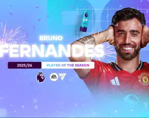 Fernandes a Szezon Játékosa a Premier League-ben