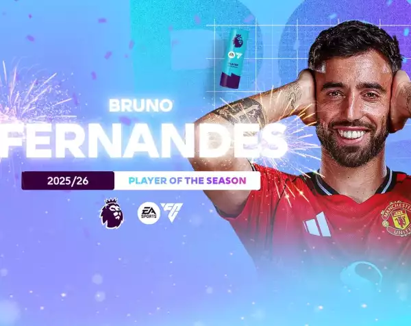 Fernandes a Szezon Játékosa a Premier League-ben
