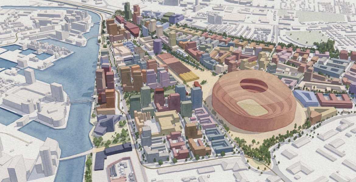 Bemutatták az új stadion tervezett helyszínét