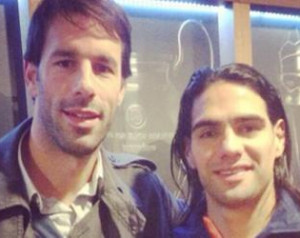Falcao nagy Nistelrooy fan