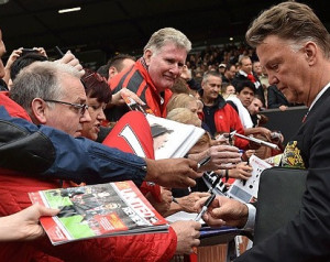 Van Gaal hálás és a szurkolókat dicséri