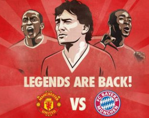 Legendák: United - Bayern