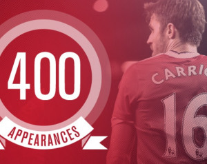 Carrick 400. mérkõzését játszotta