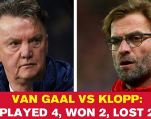 Van Gaal vs. Jürgen Klopp