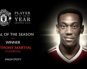 Év gólja: Martial a Liverpool ellen