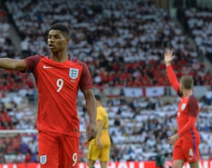 Rashford a válogatottban is betalált