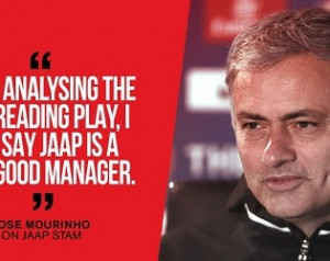 Mourinho: Jaap Stam egy nagyon jó edzõ