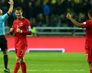 Öröm Evra és Nani számára