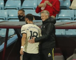Solskjaer reakciója az Aston Villa elleni győzelemre