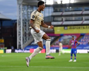 Rashford reakciója a Palace elleni győzelemre