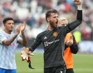 De Gea reakciója a büntető kivédéséről